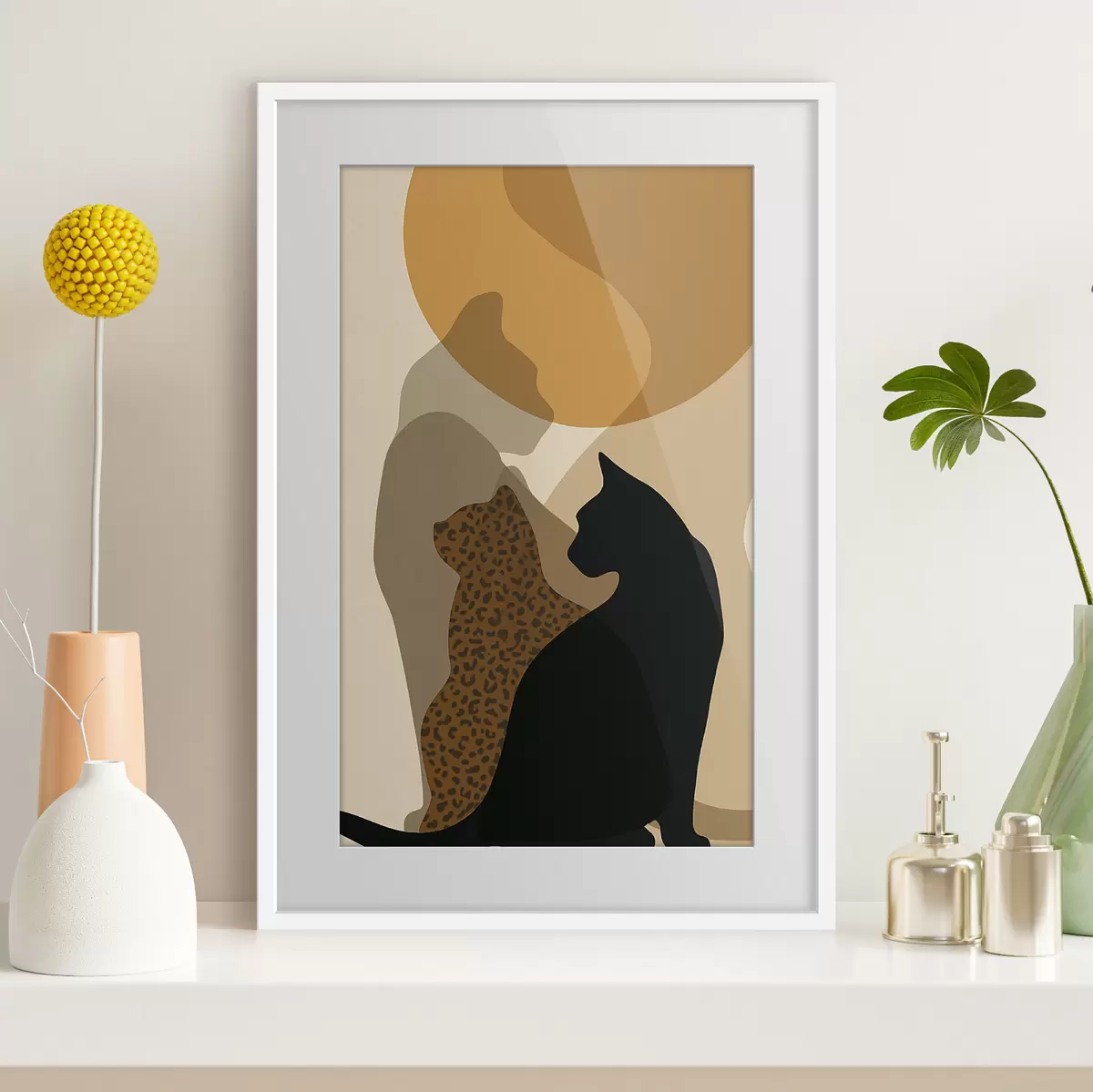 Poster Le ombre dei gatti f50103