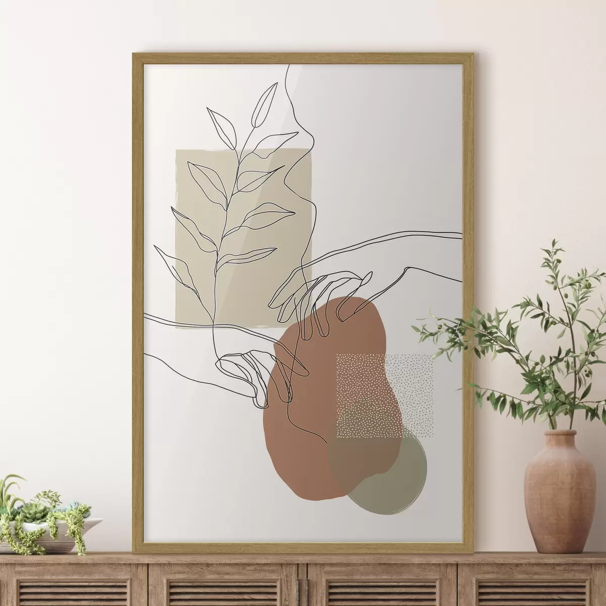 Poster Armonia delle linee f50107