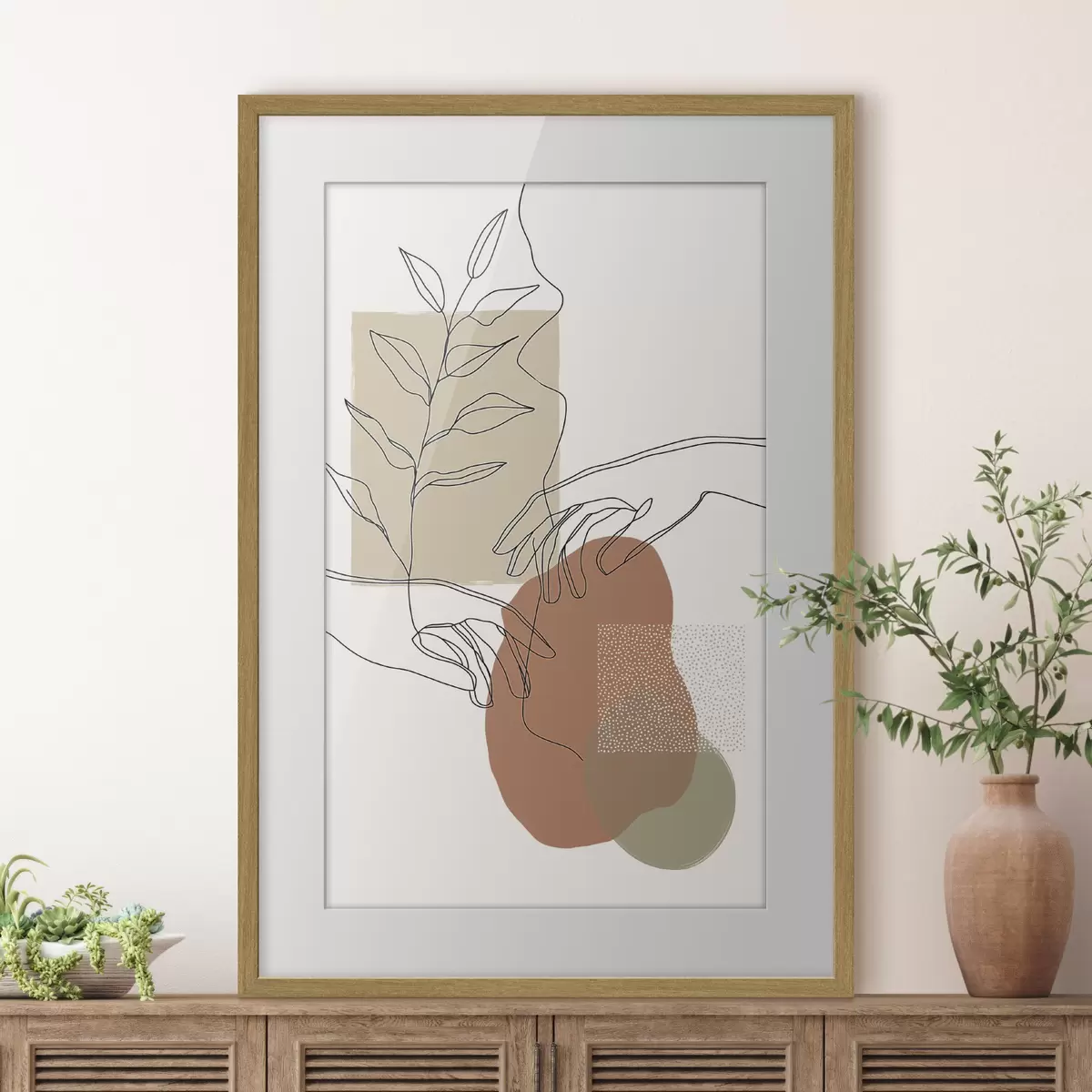 Poster Armonia delle linee f50107