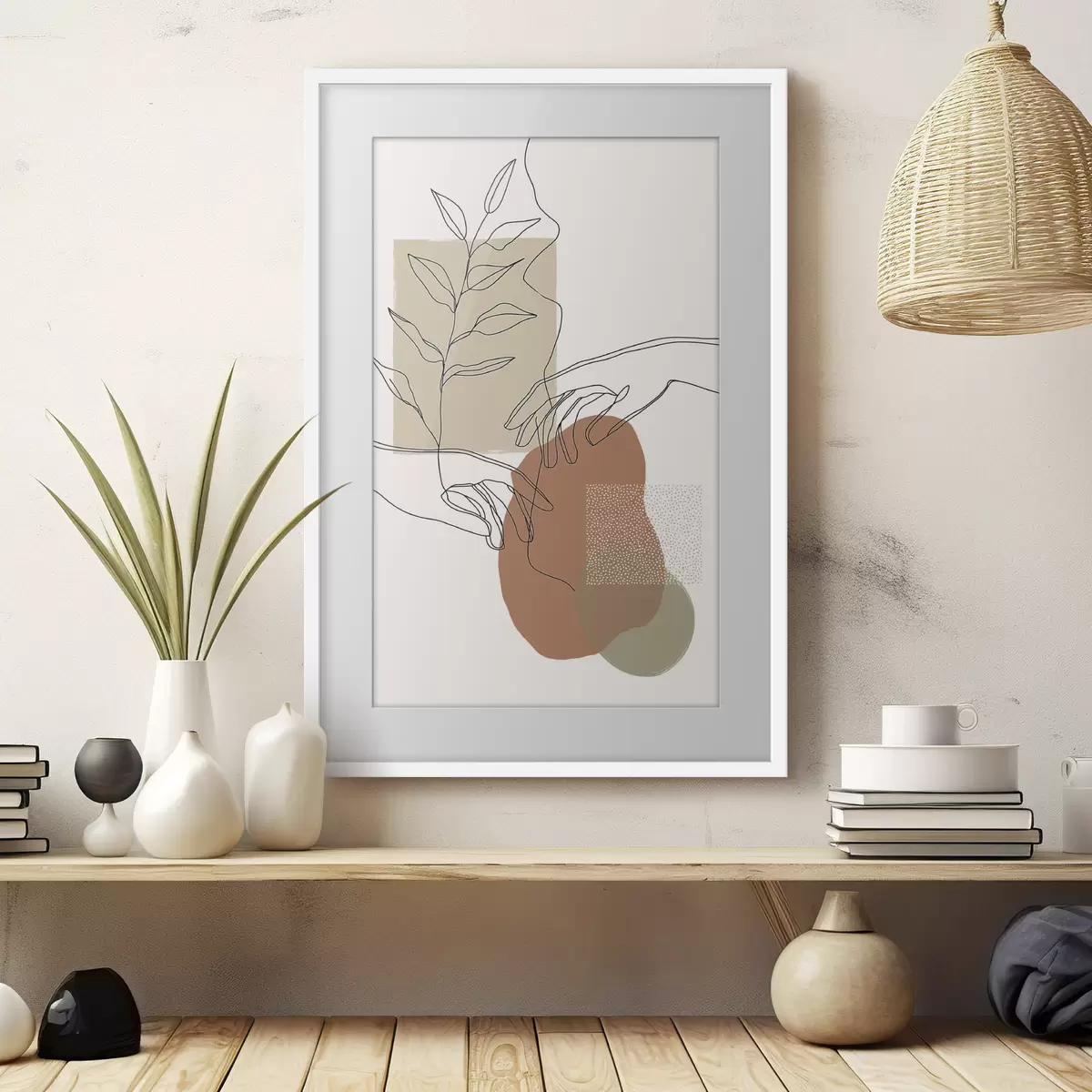 Poster Armonia delle linee f50107