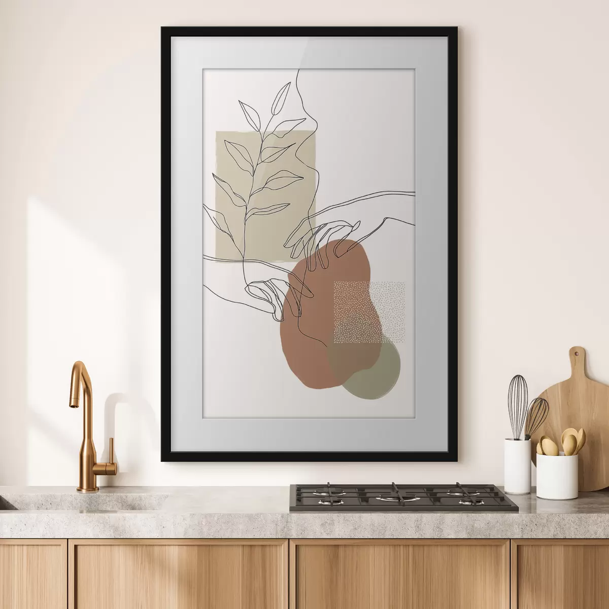 Poster Armonia delle linee f50107
