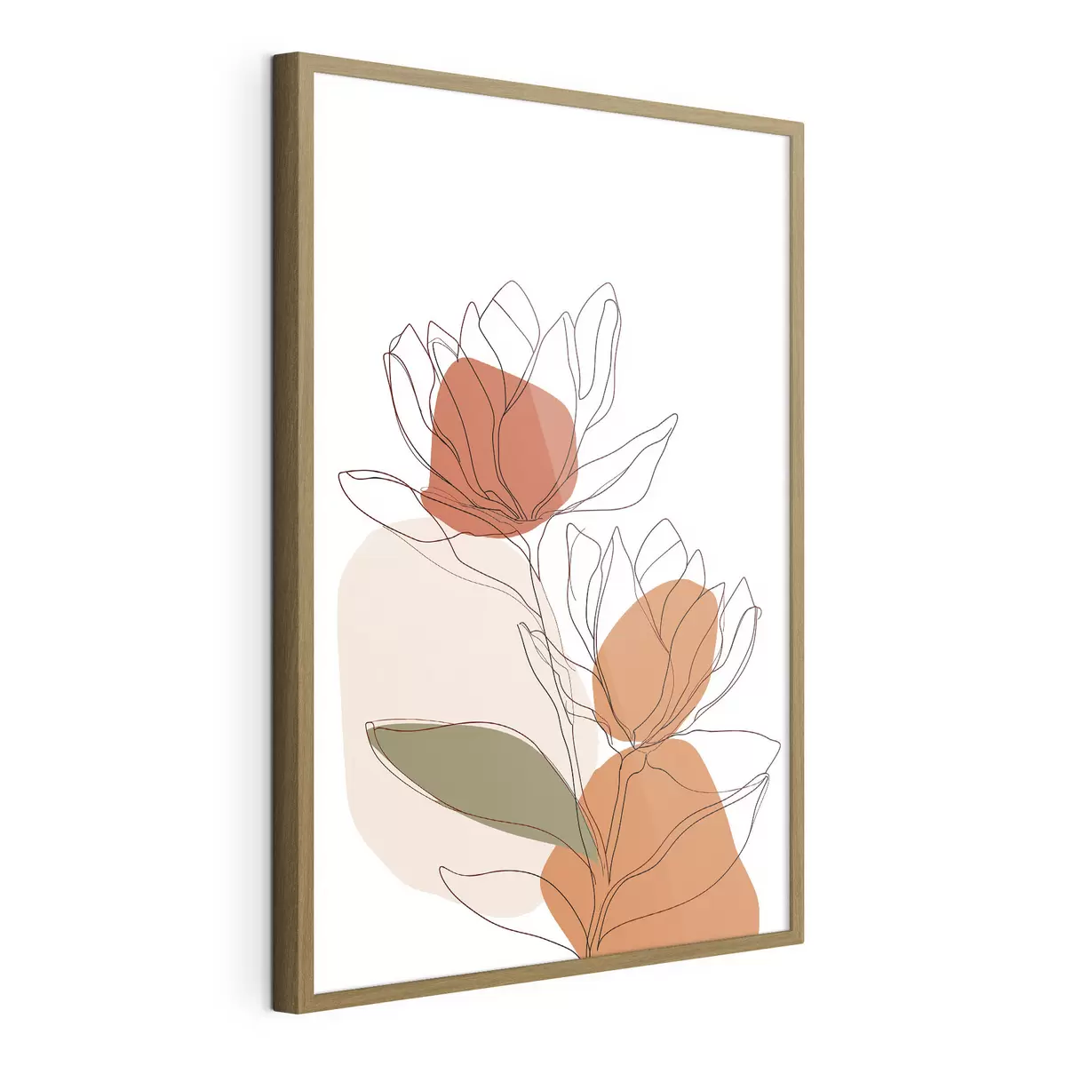 Poster Mosaico botanico f50112