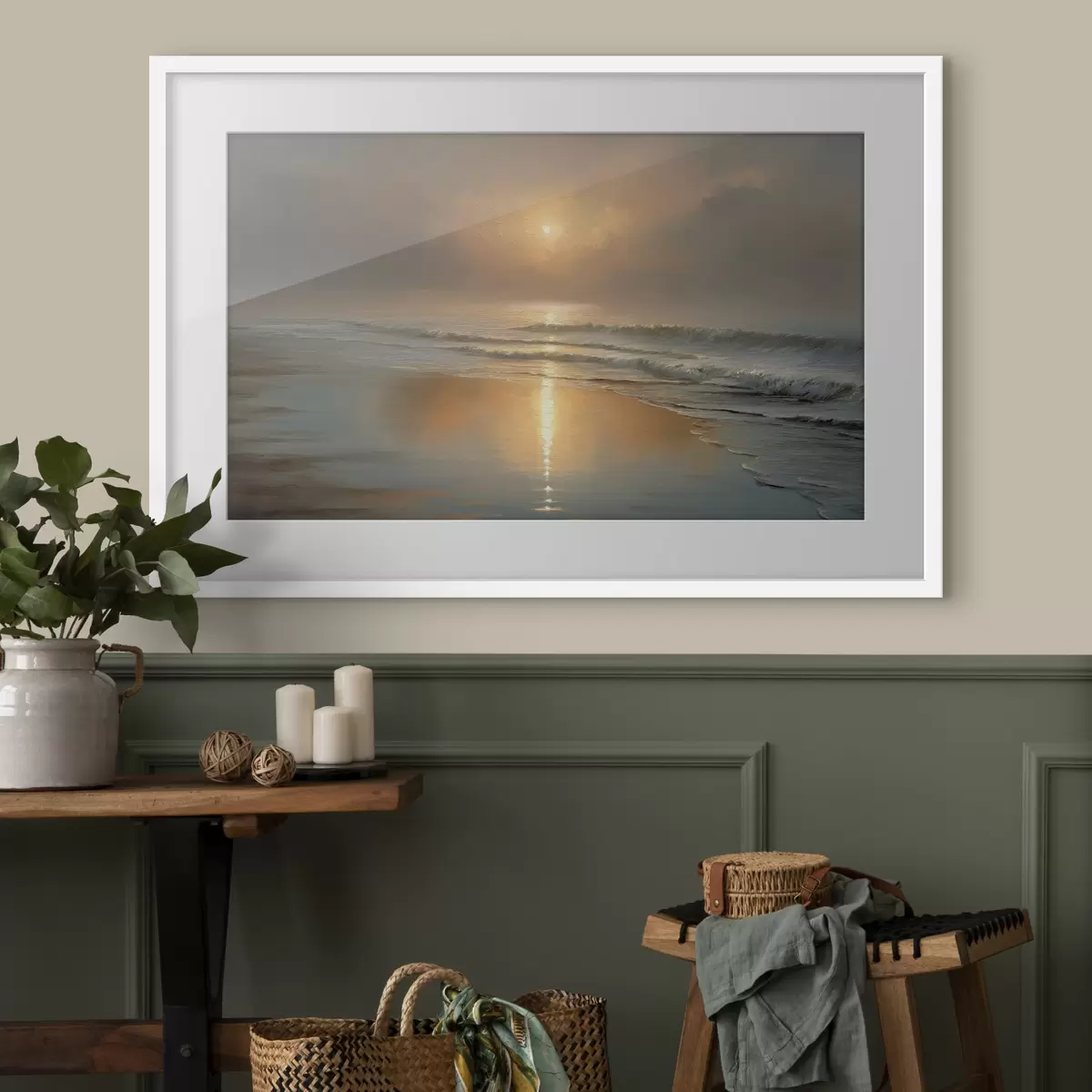 Poster Alba sul mare f50114