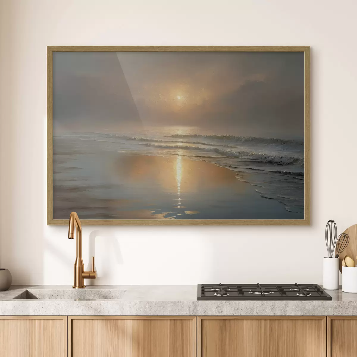 Poster Alba sul mare f50114