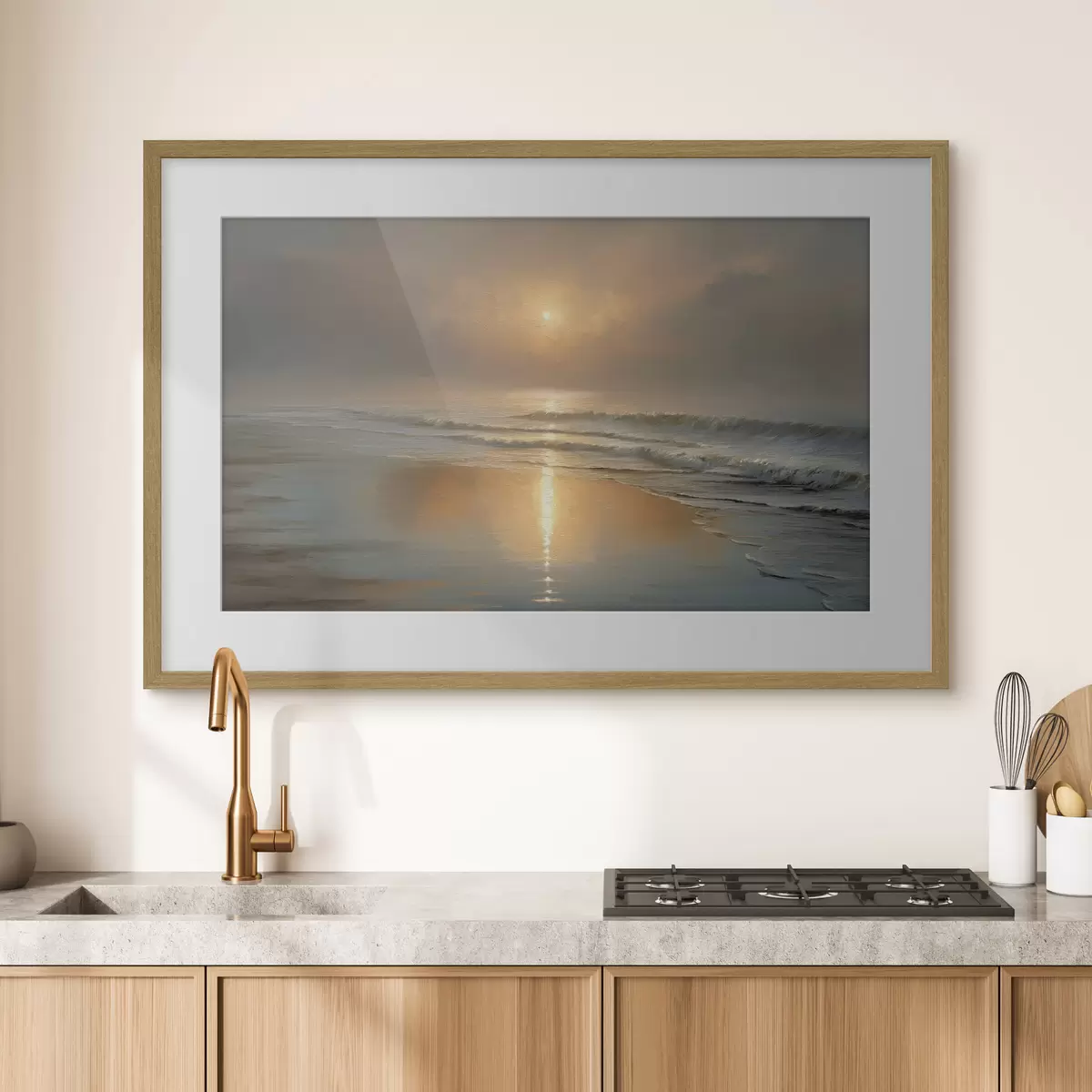 Poster Alba sul mare f50114