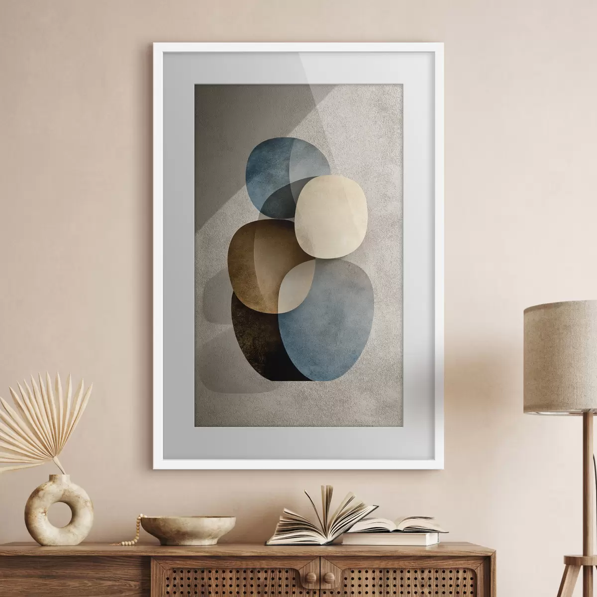 Poster Quattro forme sospese f50115