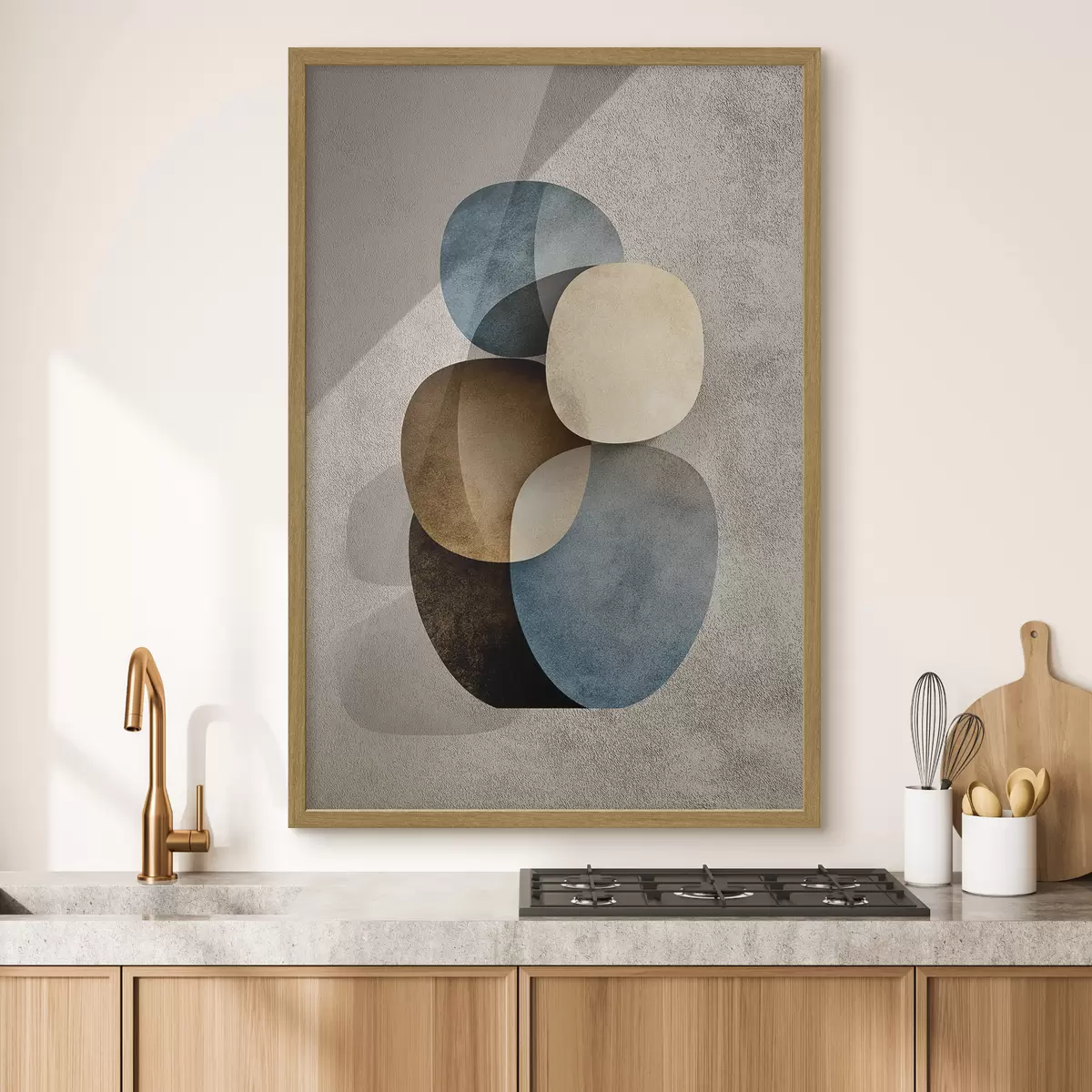 Poster Quattro forme sospese f50115