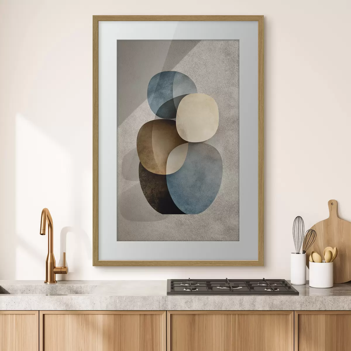 Poster Quattro forme sospese f50115