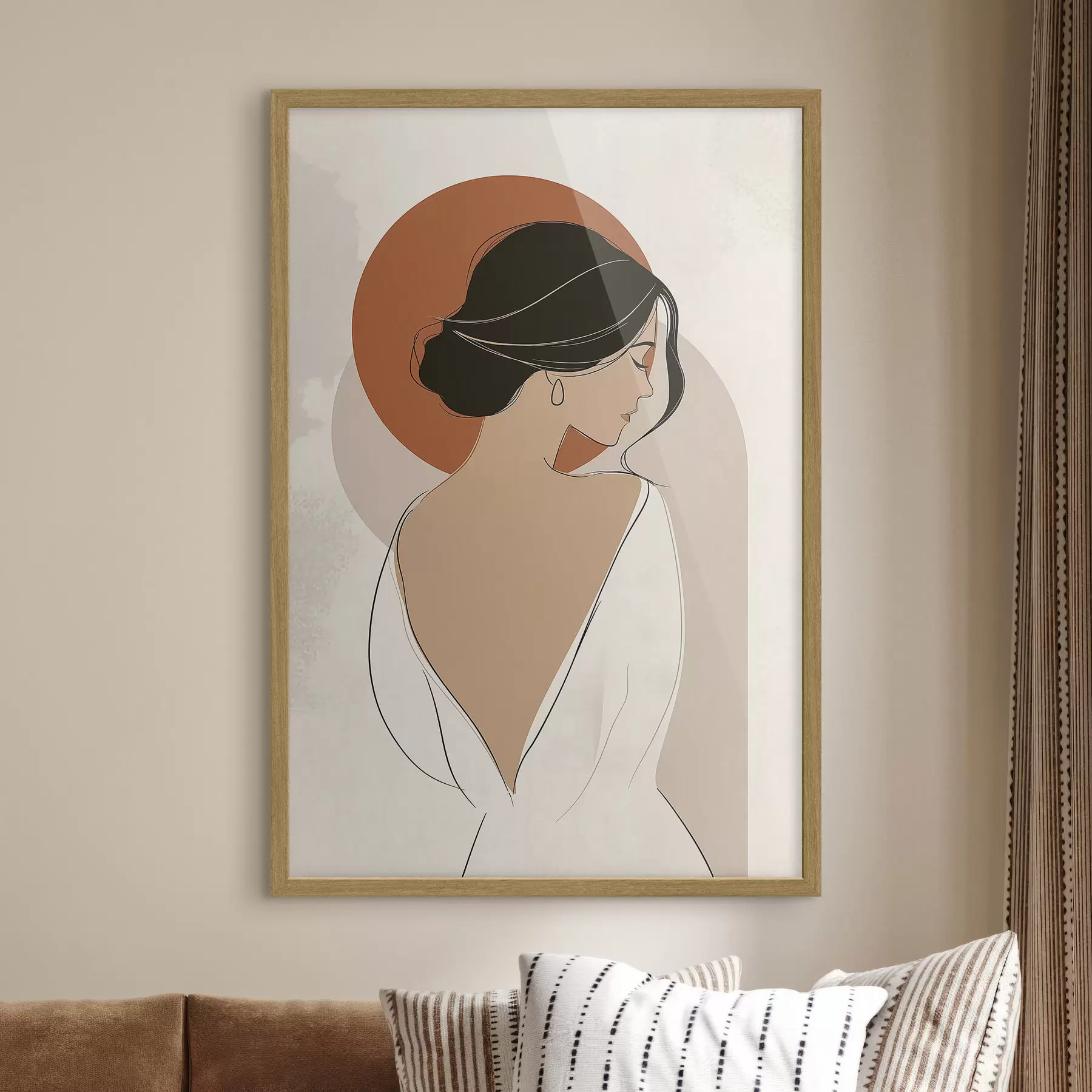 carta da parati Donna e grazia nr. f50121