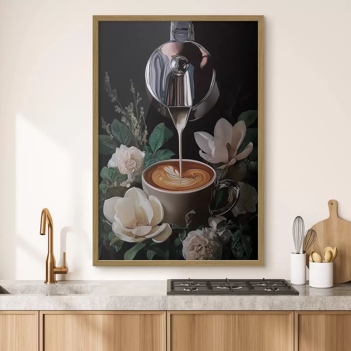Poster Natura morta con caffè f50123