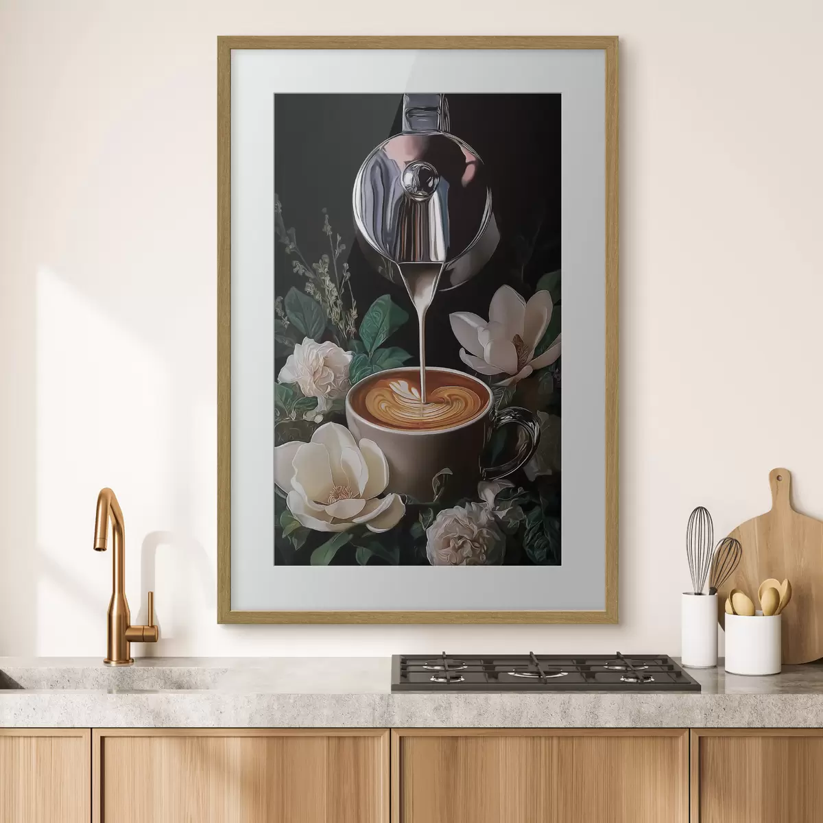 Poster Natura morta con caffè f50123