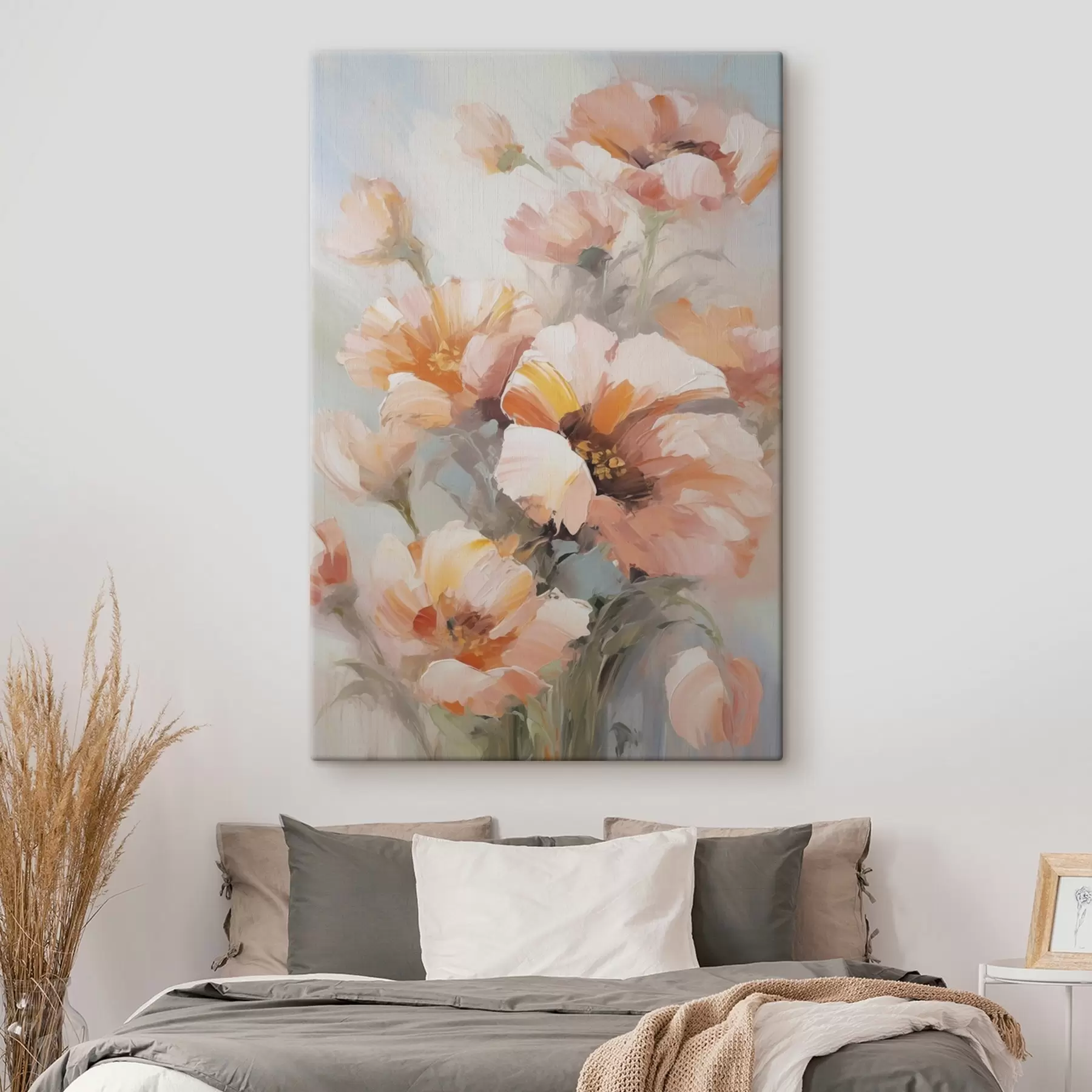 carta da parati Fiori delicati, imitazione di un dipinto nr. s50140