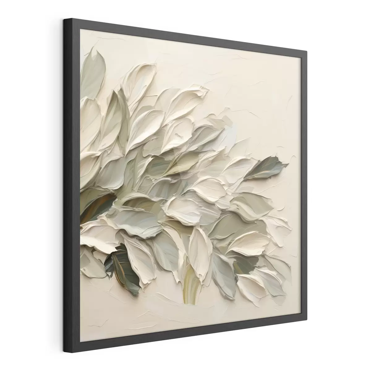 Poster Fogliame astratto, imitazione di un dipinto f50131