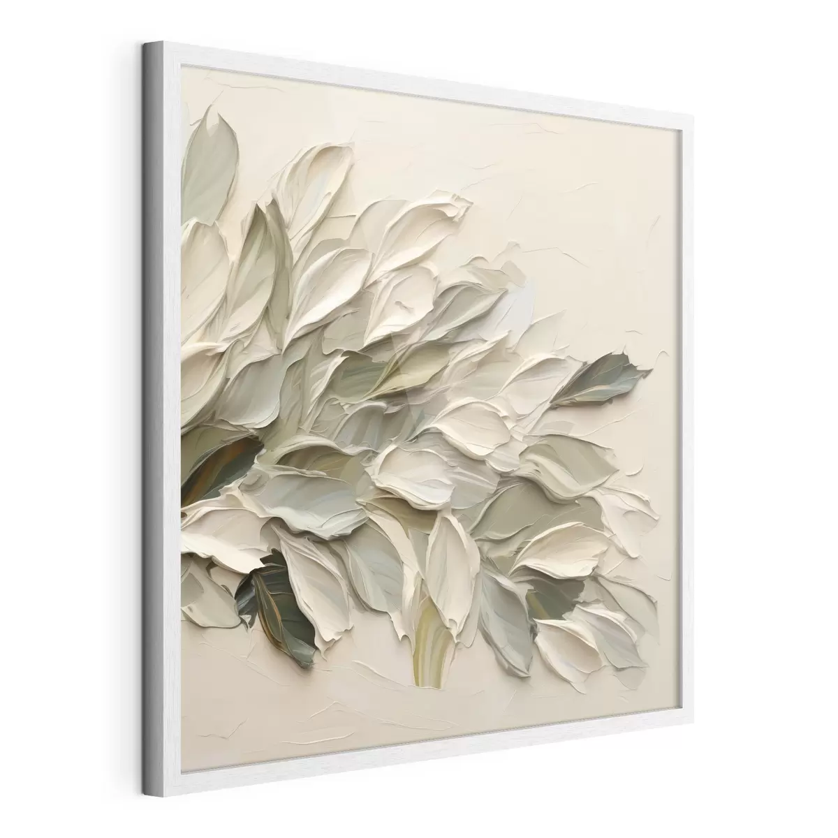 Poster Fogliame astratto, imitazione di un dipinto f50131