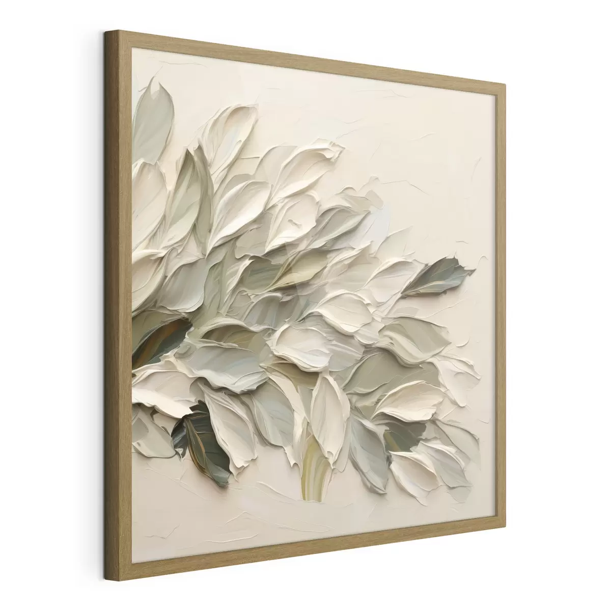 Poster Fogliame astratto, imitazione di un dipinto f50131