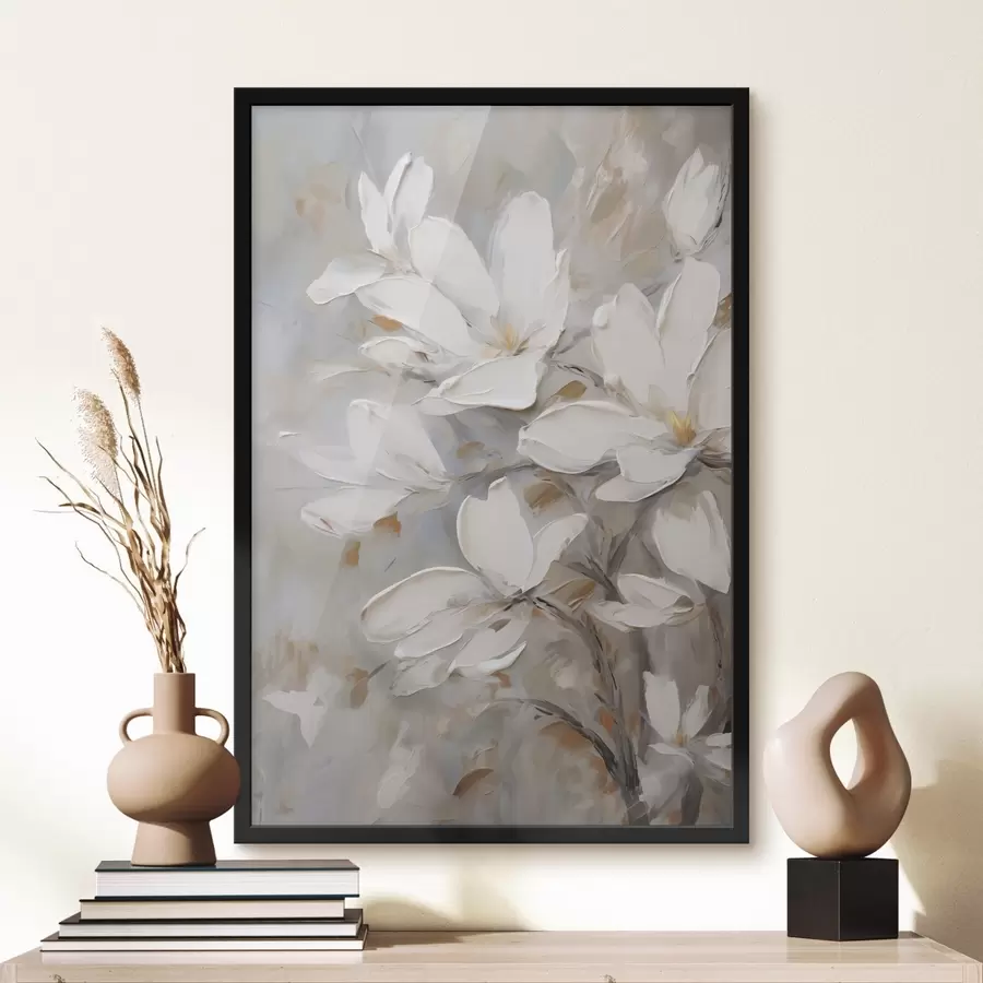 carta da parati Fiori astratti, imitazione di un dipinto nr. f50138