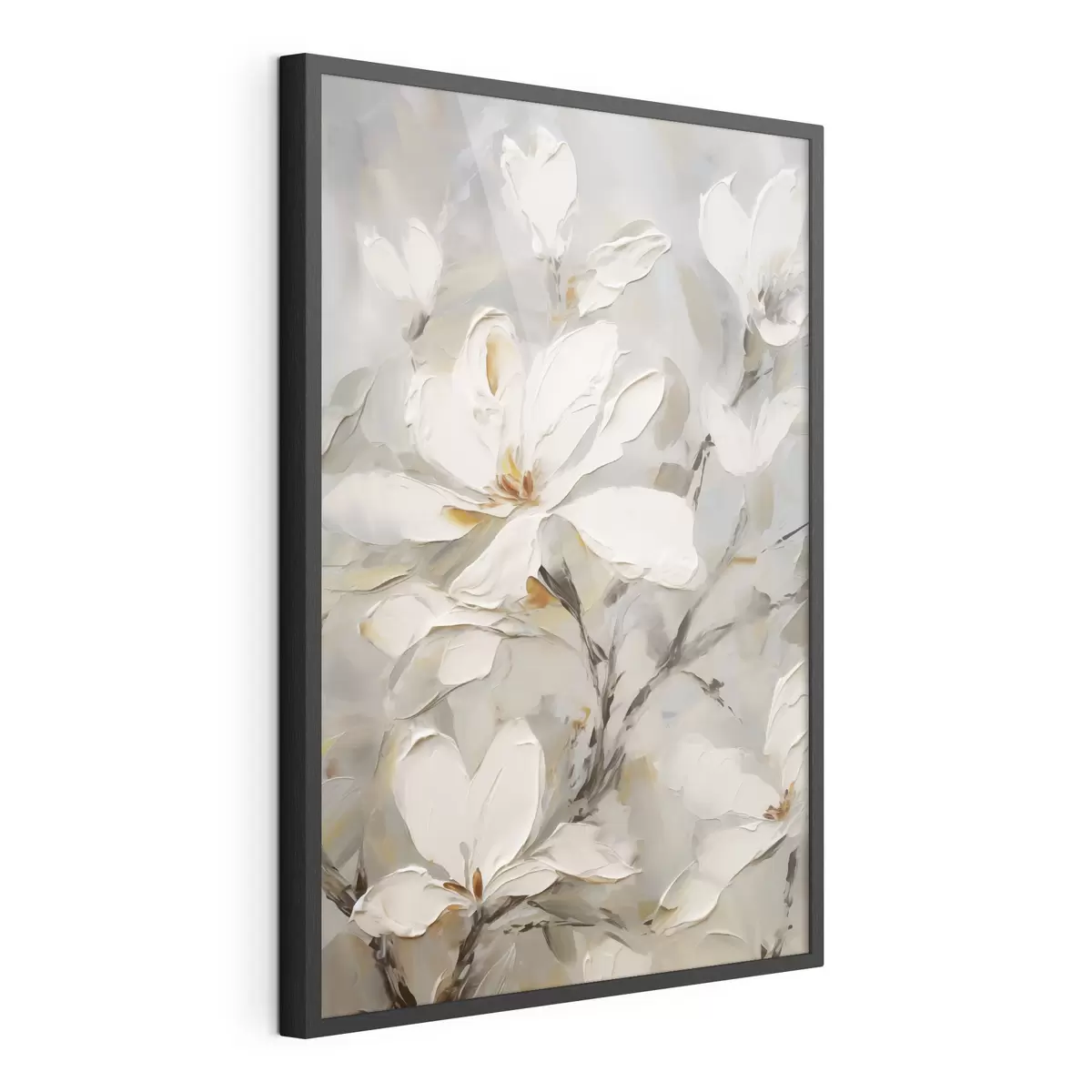 Poster Fiori astratti, imitazione di un dipinto f50139