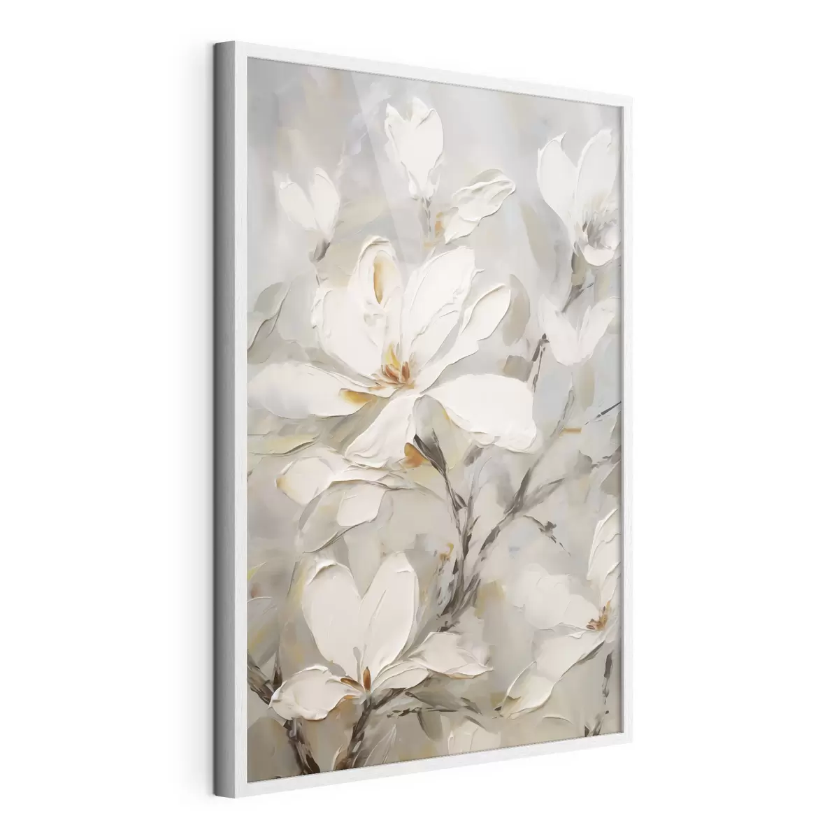 Poster Fiori astratti, imitazione di un dipinto f50139