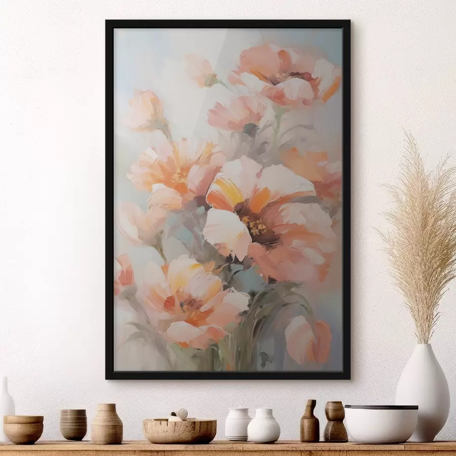 carta da parati Fiori delicati, imitazione di un dipinto nr. f50140