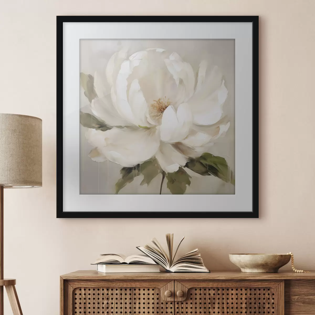 Poster Peonie e carezza f50146