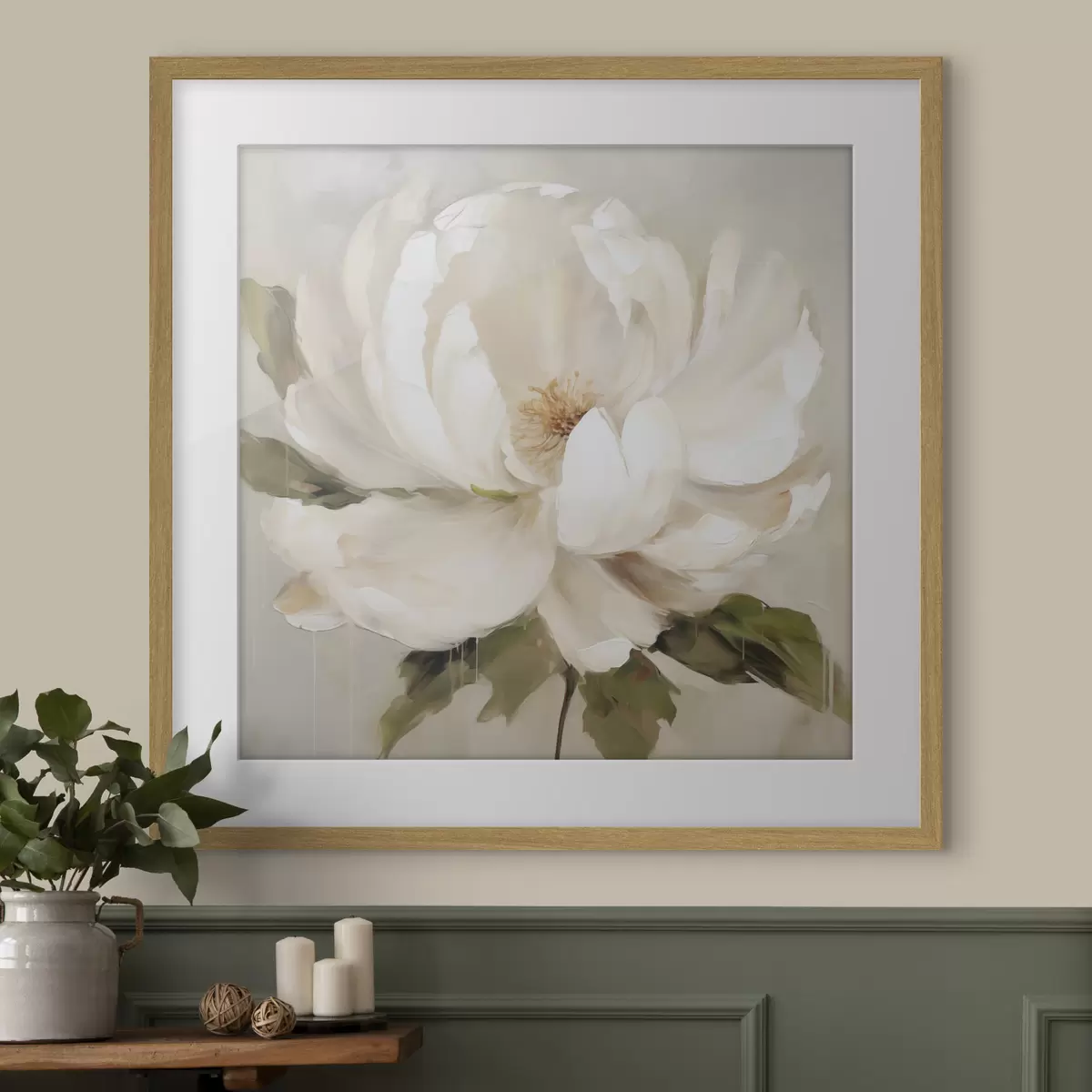 Poster Peonie e carezza f50146