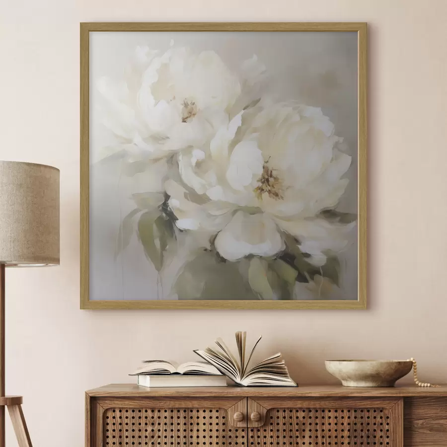 carta da parati Peonie, dipinto in stile imitazione nr. f50147