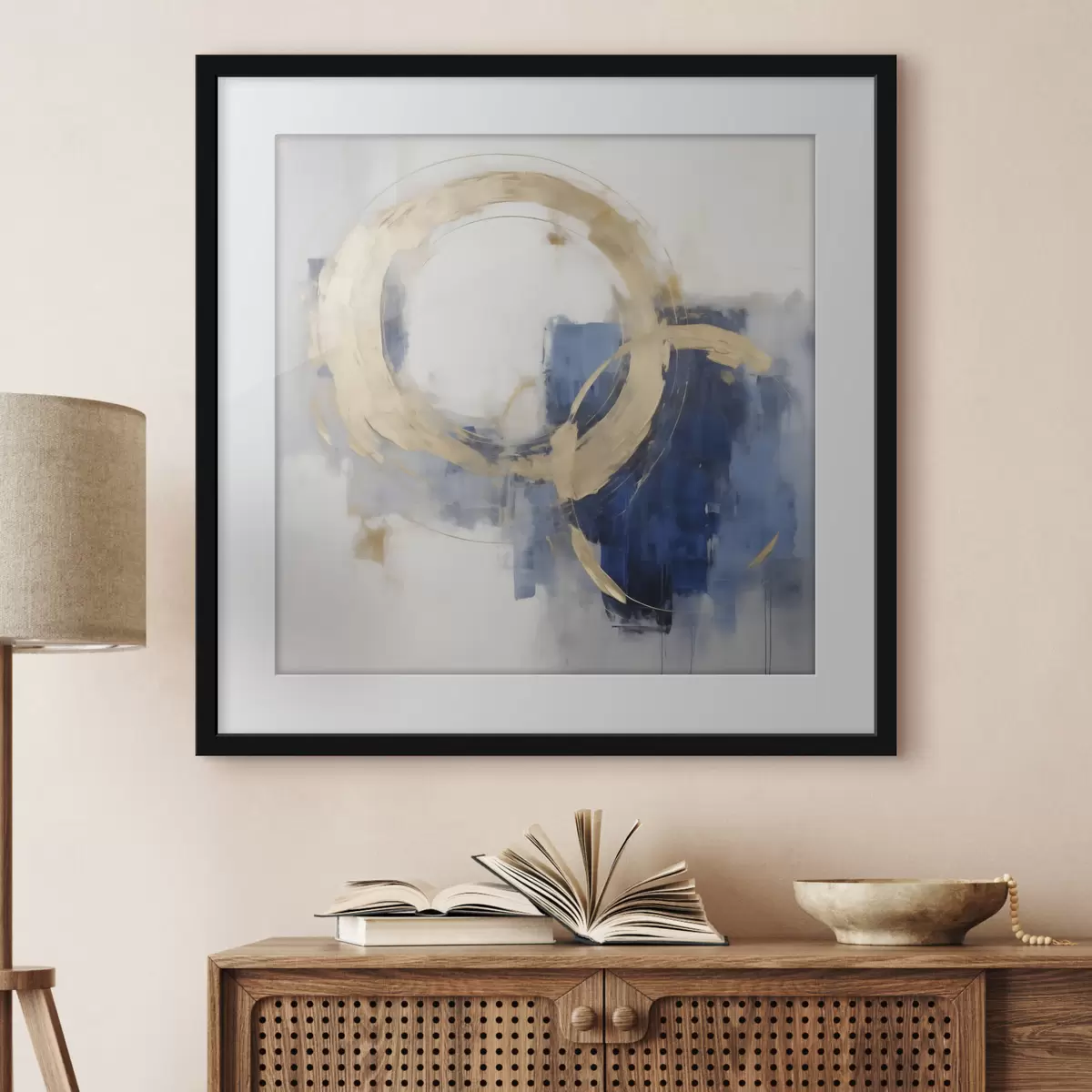Poster Composizione astratta, imitazione della pittura f50148