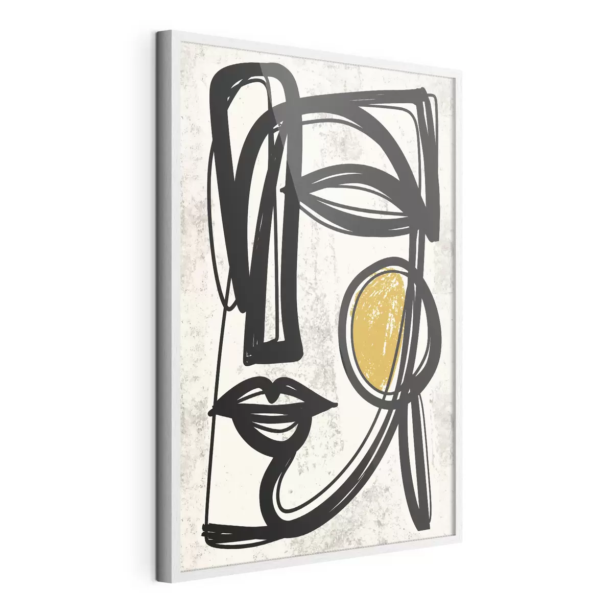 Poster Un ritratto astratto minimalista f49860