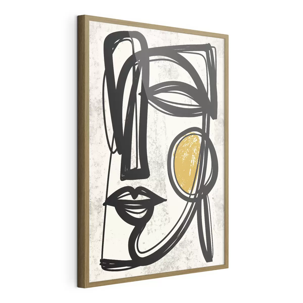 Poster Un ritratto astratto minimalista f49860