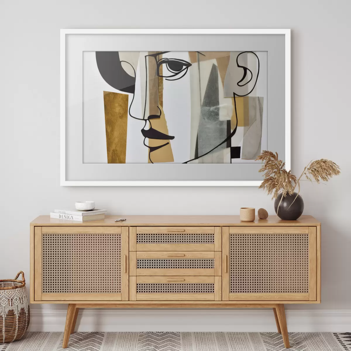 Poster Volto astratto f50084