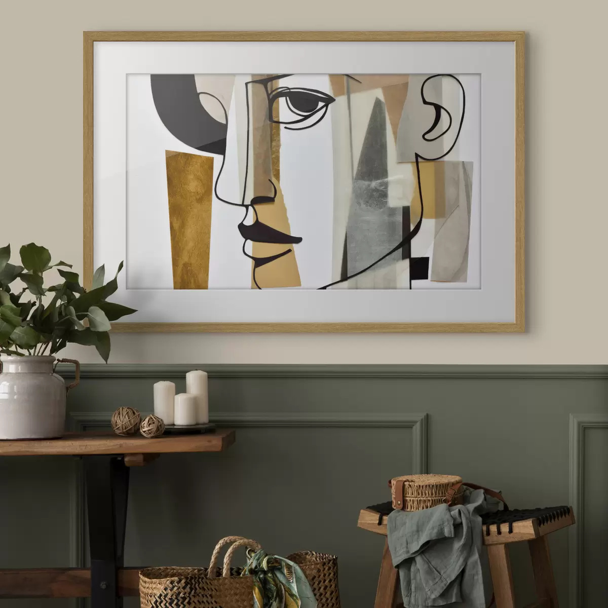 Poster Volto astratto f50084