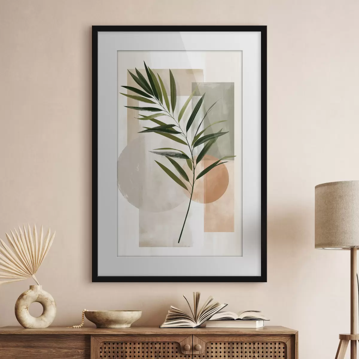 Poster Astrazione geometrica botanica f50090