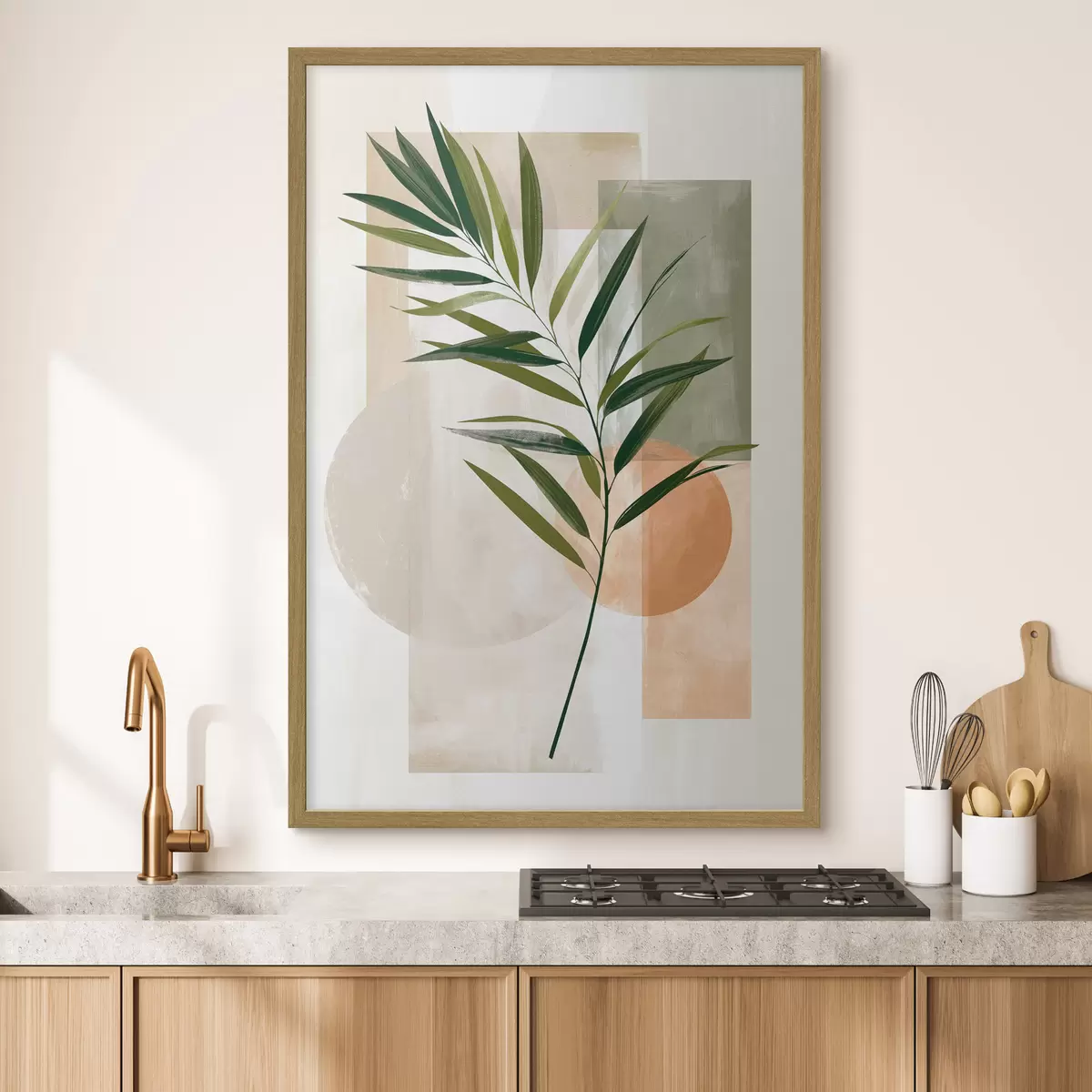 Poster Astrazione geometrica botanica f50090