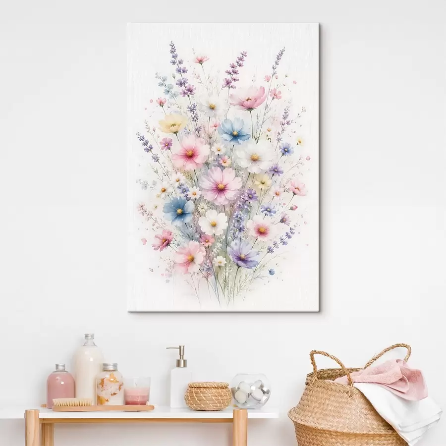 carta da parati Un delicato bouquet di fiori di campo nr. s49935