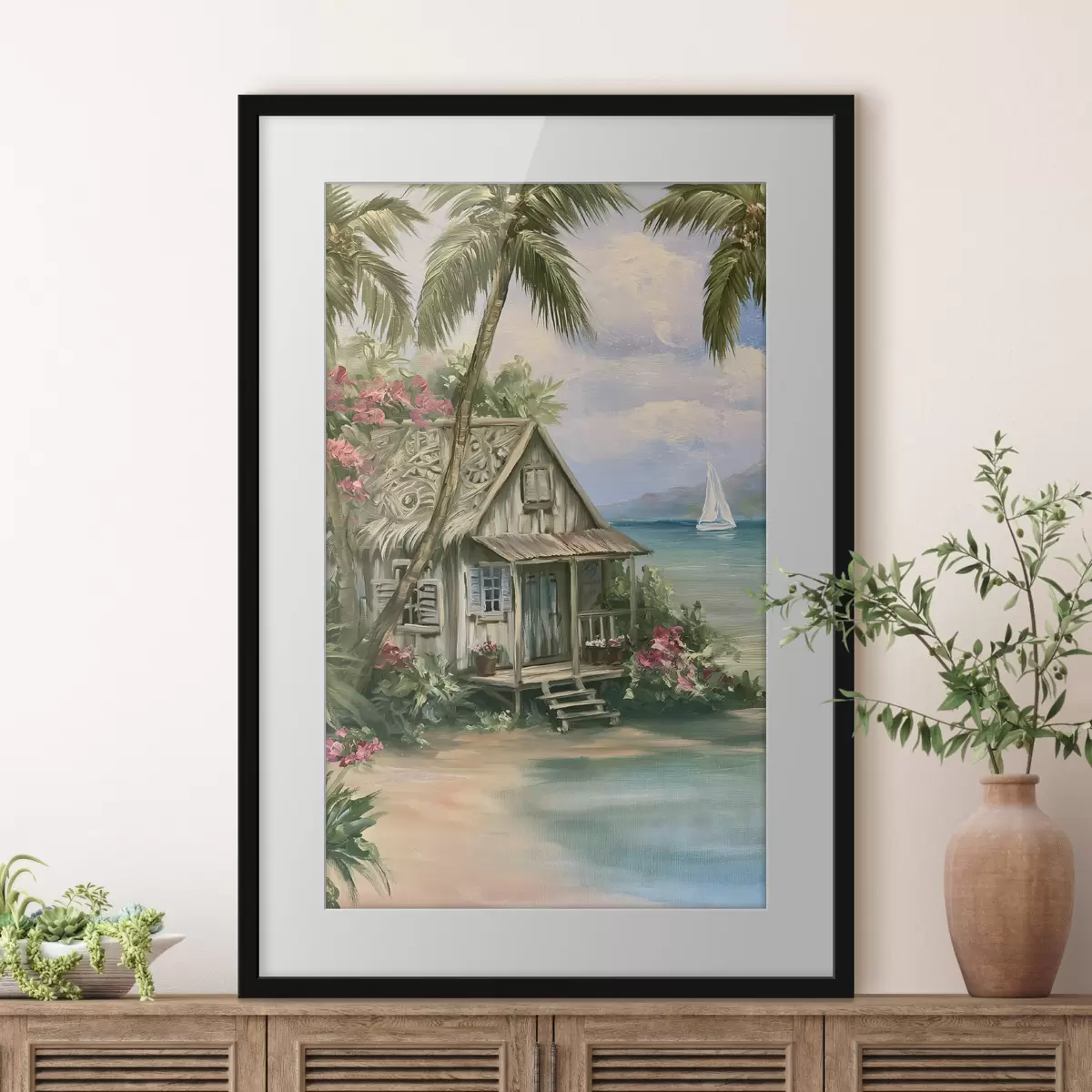 Poster Mare e bagliore f49936