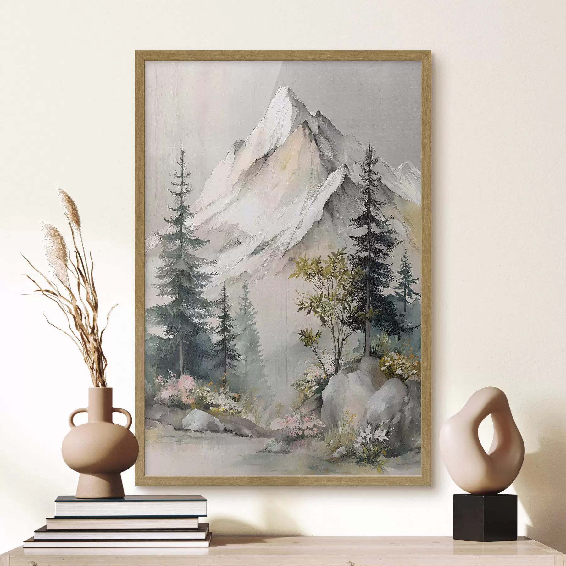 carta da parati Bosco e vita nr. f50153