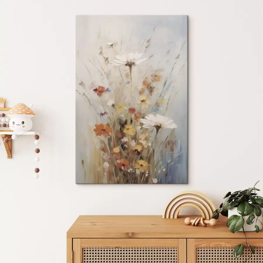 carta da parati Fiori di campo, imitazione di un dipinto nr. s50182