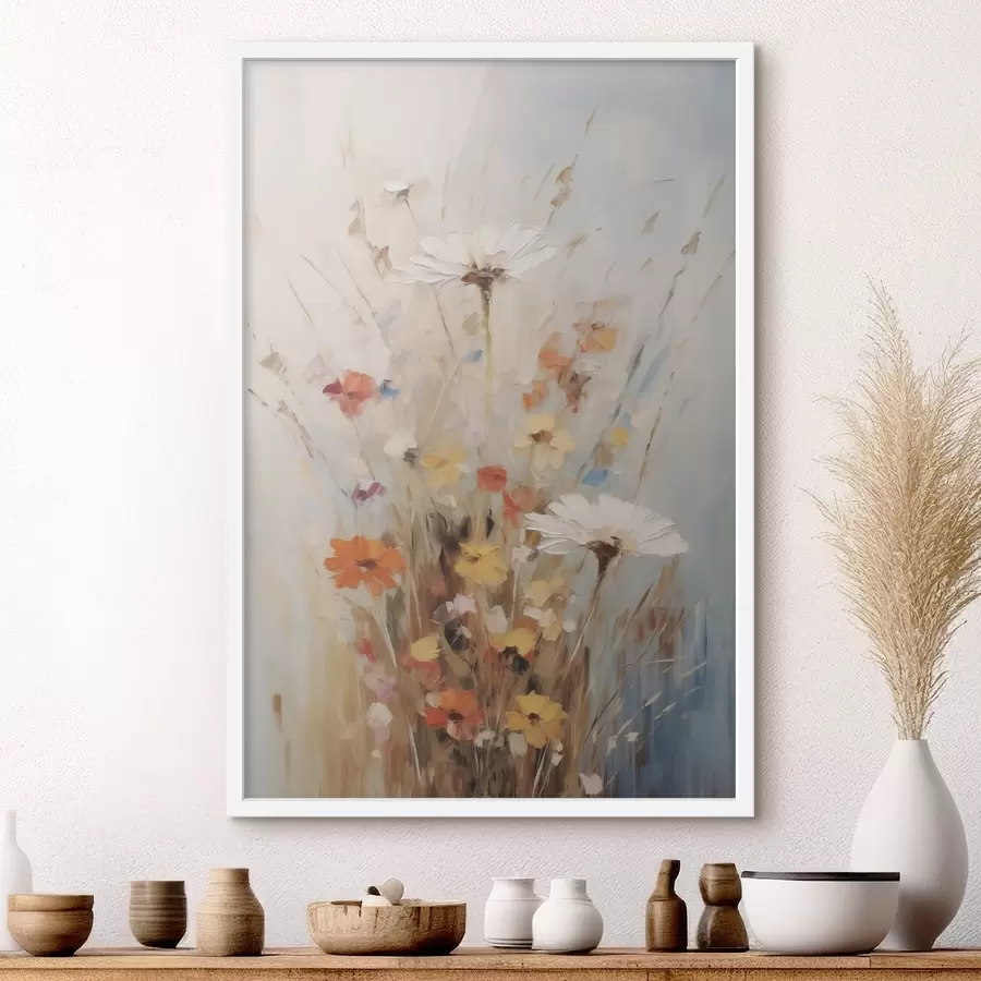carta da parati Fiori di campo, imitazione di un dipinto nr. f50182