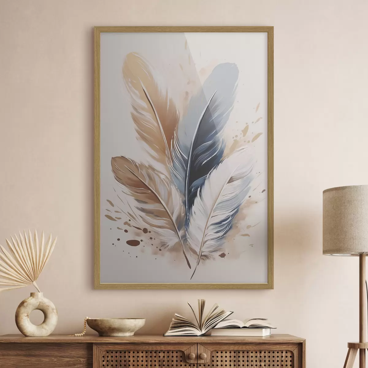 Poster Piume e colori f50192