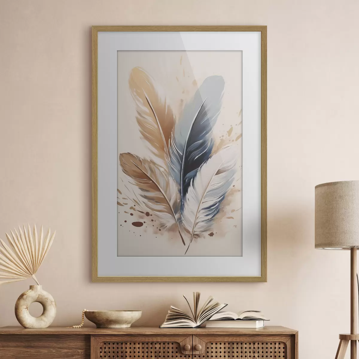 Poster Piume e colori f50192