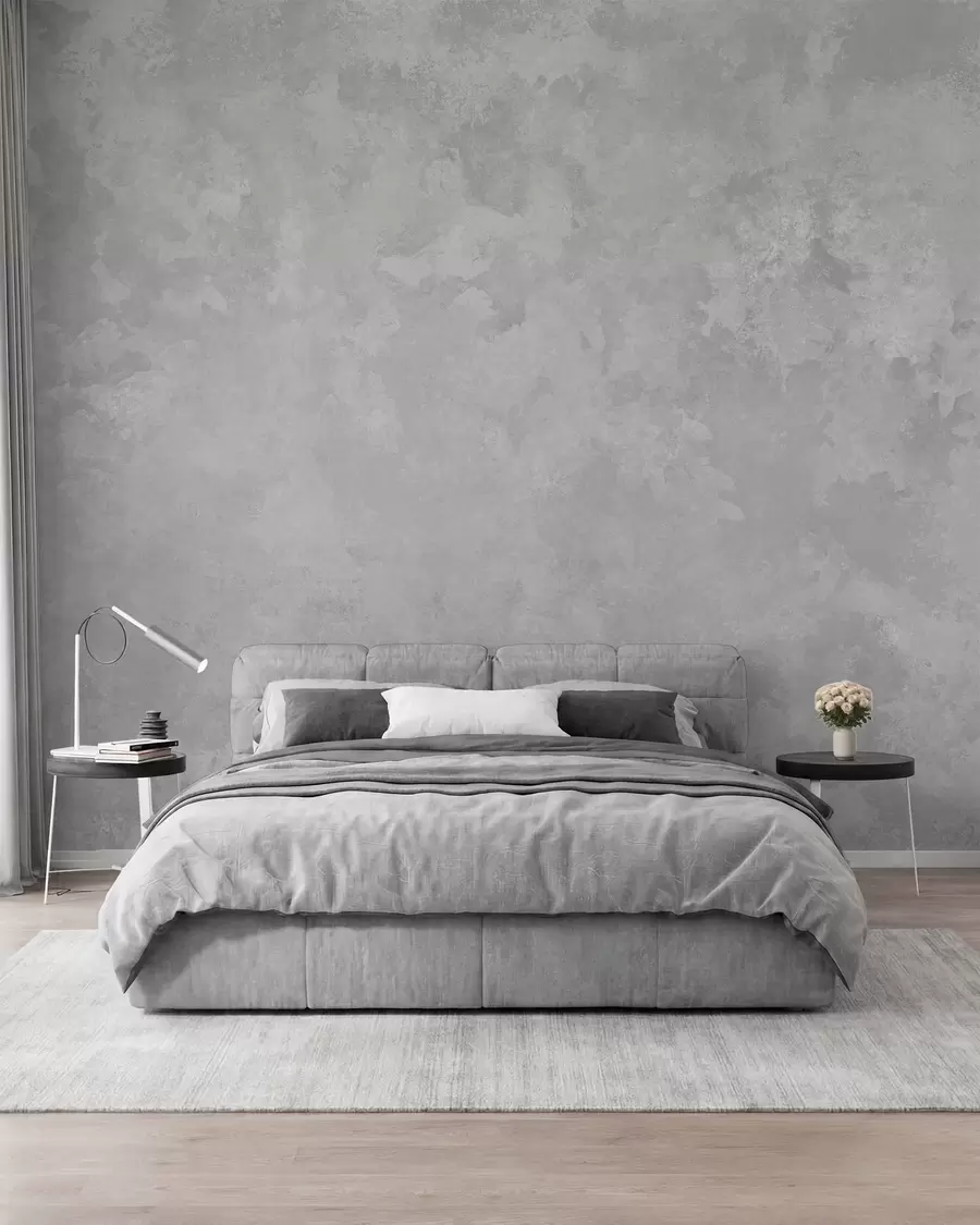 carta da parati Texture grigio perla chiaro con morbide sfumature nuvolose nr. w05814v1