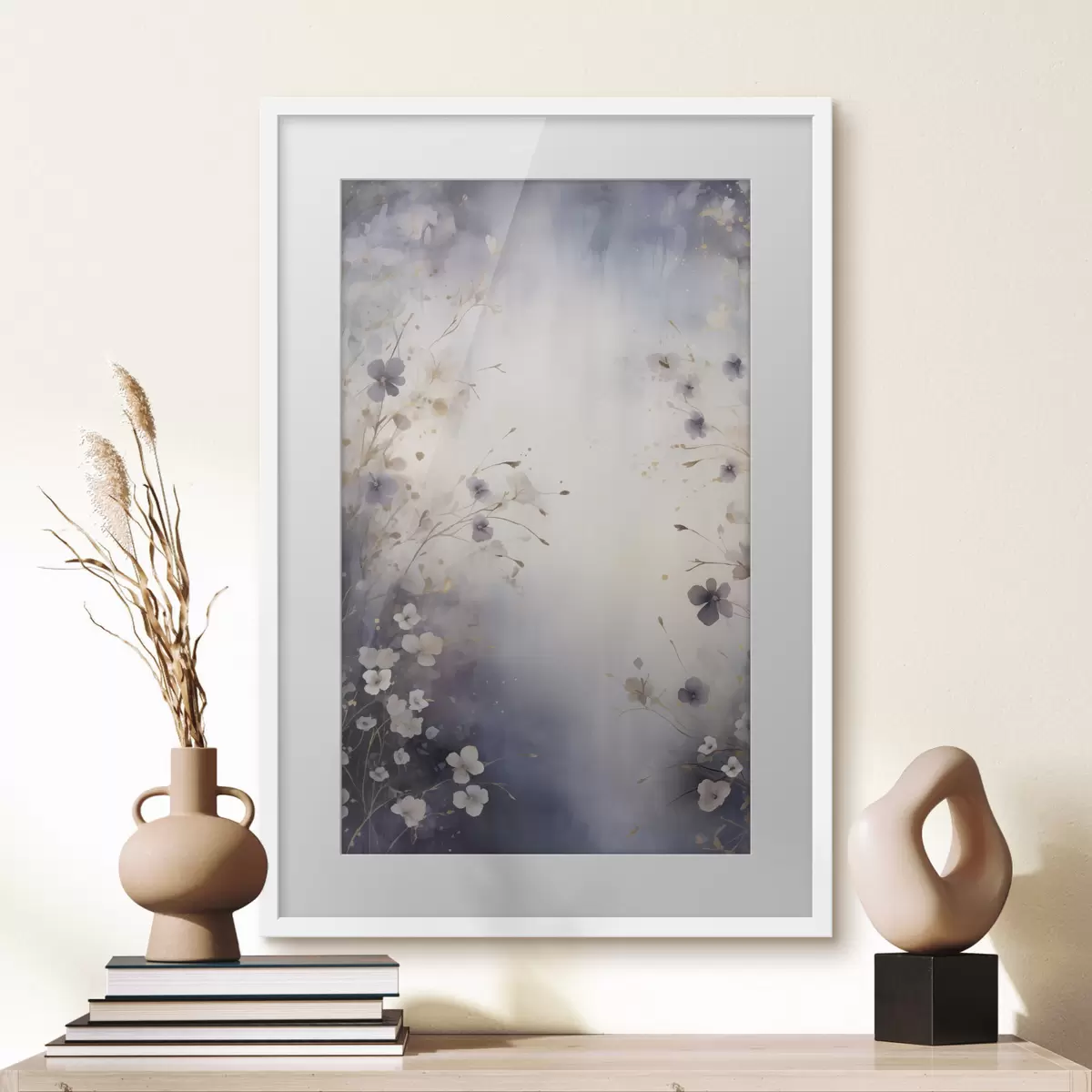 Poster Crepuscolo floreale f50179