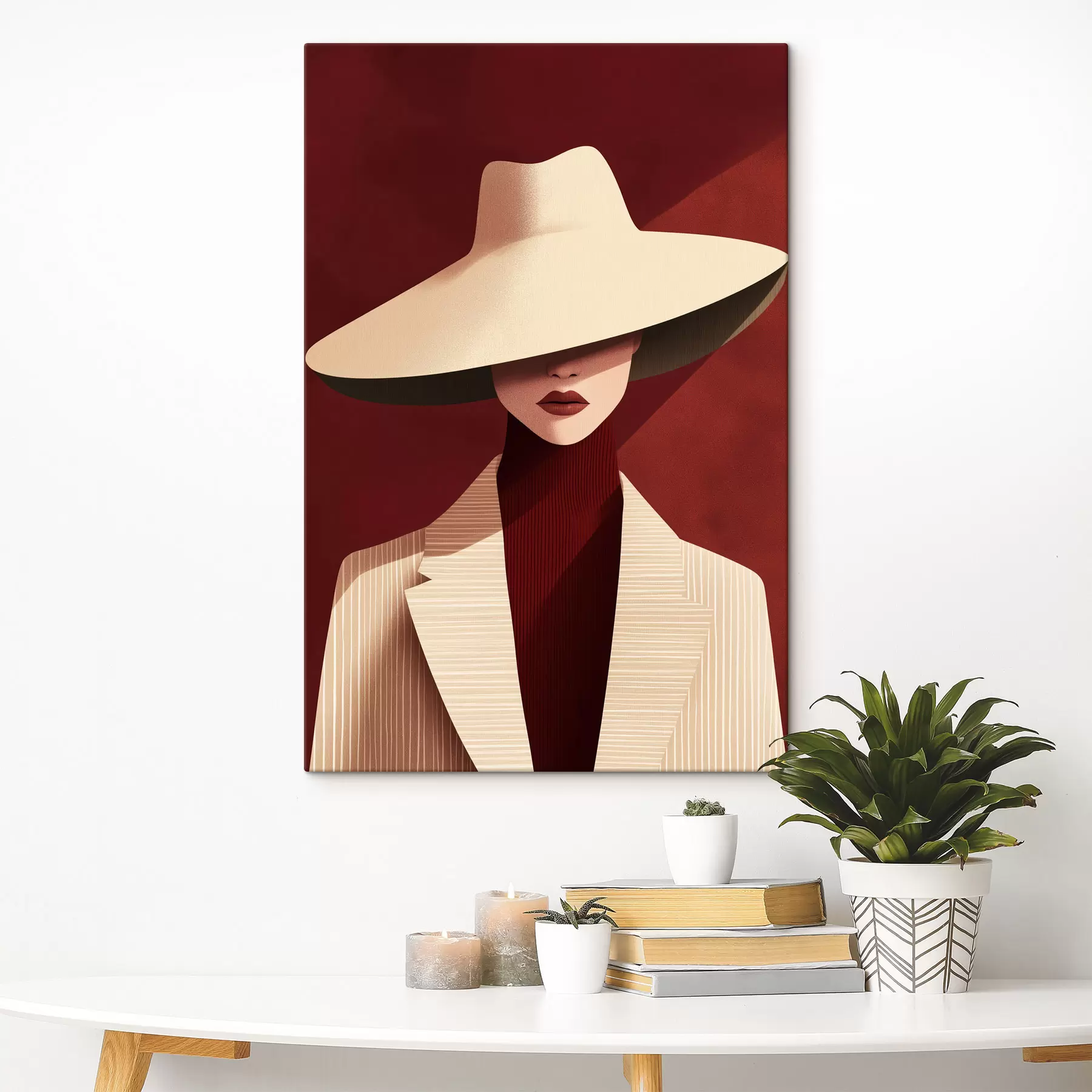 carta da parati Ragazza con cappello nr. s50238