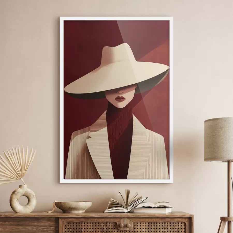 carta da parati Ragazza con cappello nr. f50238