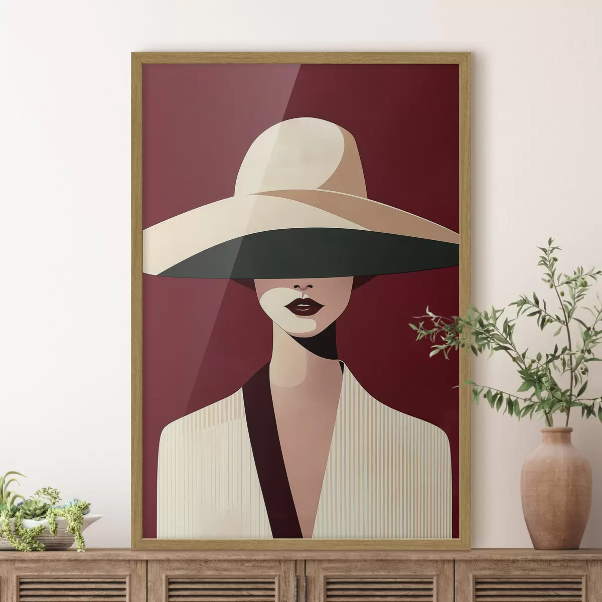 Poster Donna e respiro f50239