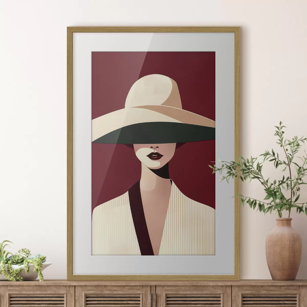 Poster Donna e respiro f50239