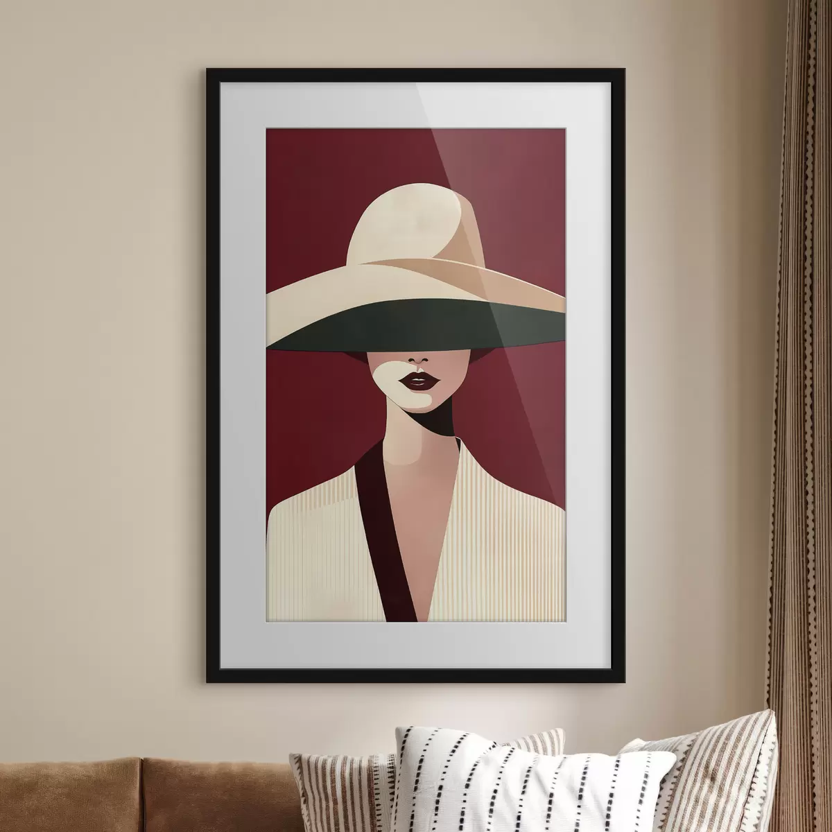 Poster Donna e respiro f50239