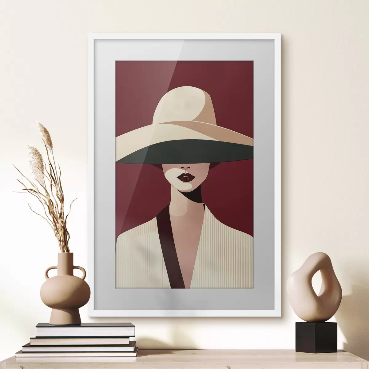Poster Donna e respiro f50239