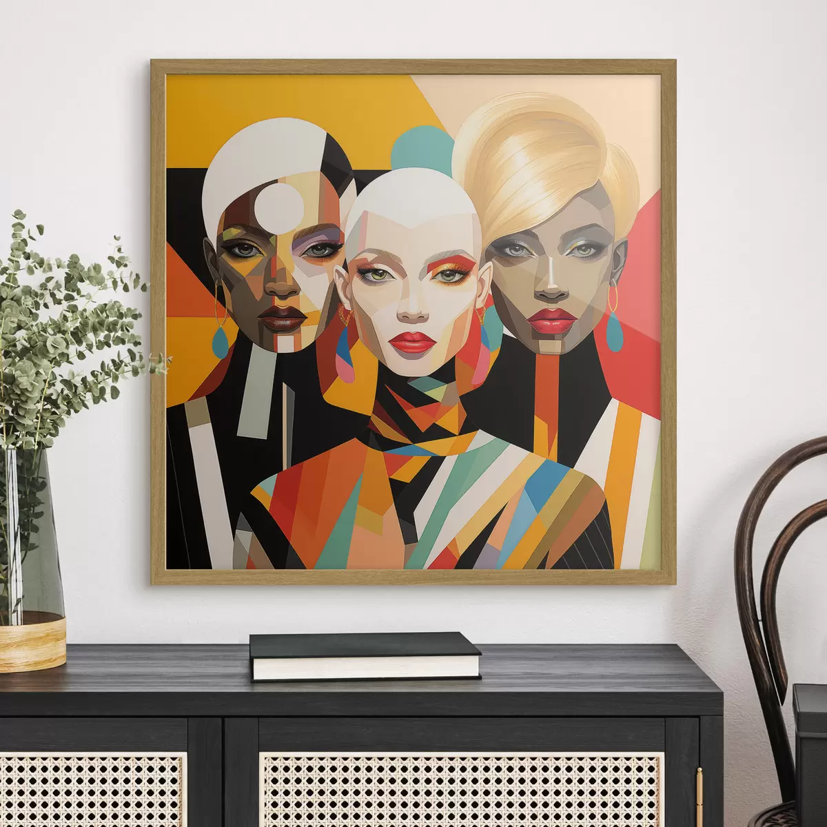 Poster Ritratti geometrici di donne f50254