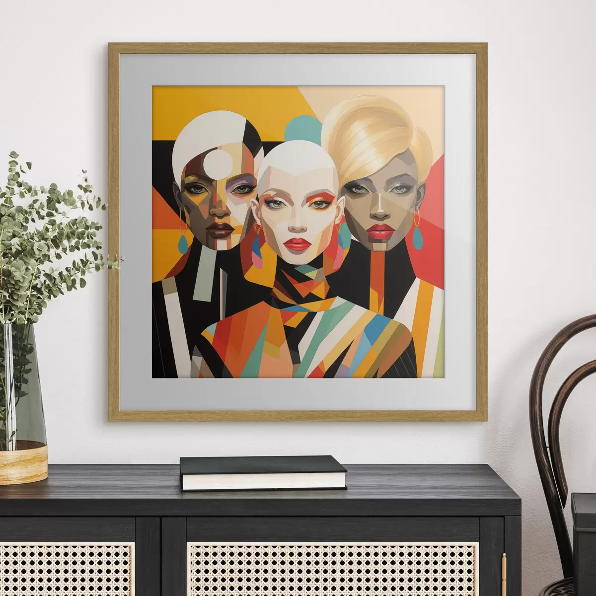 Poster Ritratti geometrici di donne f50254